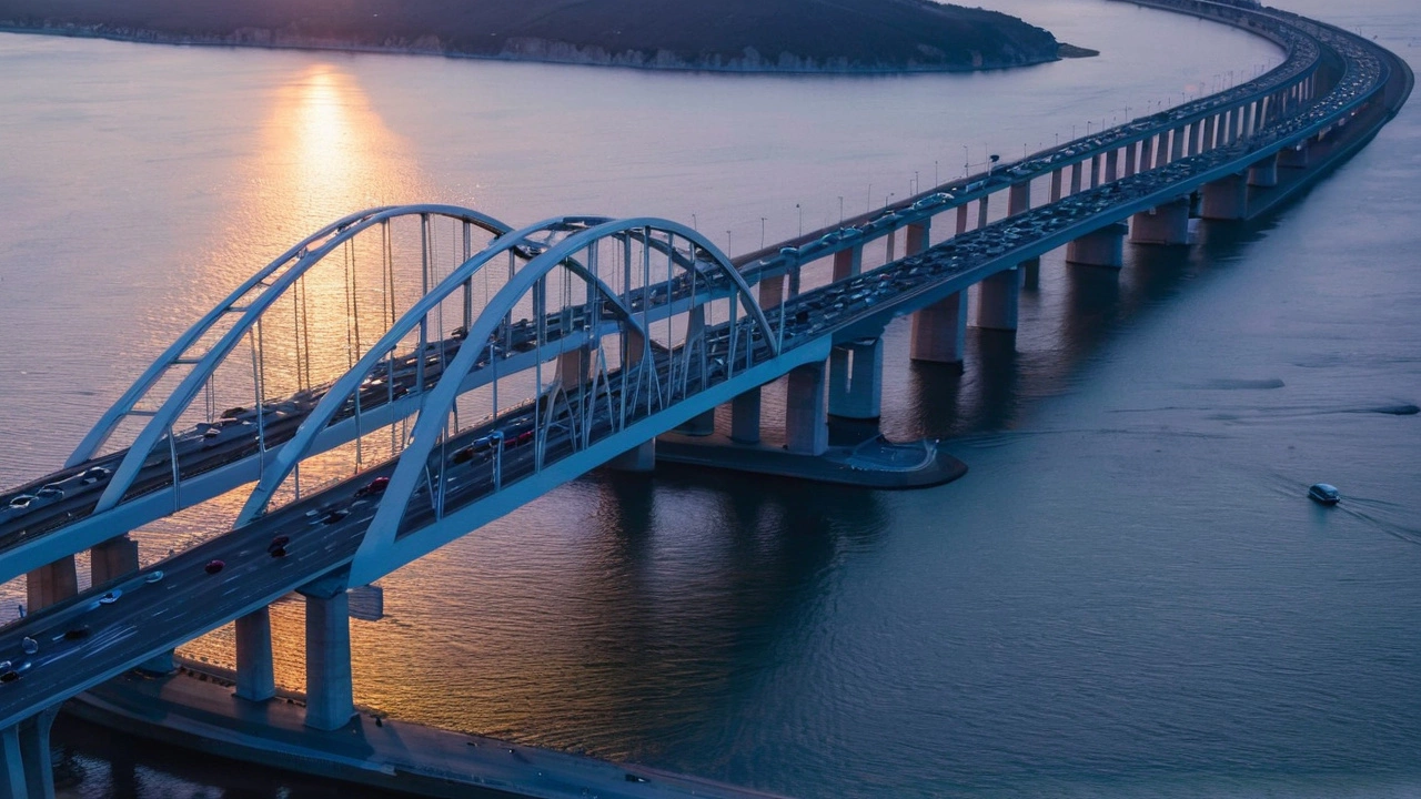 Массовый затор на подъезде к Крымскому мосту с Таманской стороны: 1000 автомобилей в очереди